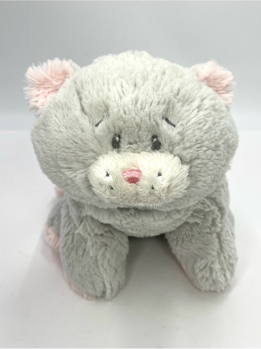 Baby Ganz Harmony Flopsie Kitten Soft Beanbag Plush Retired Sewn Eyes  10”